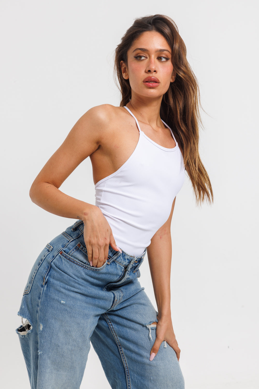 Bodysuit - Kim white